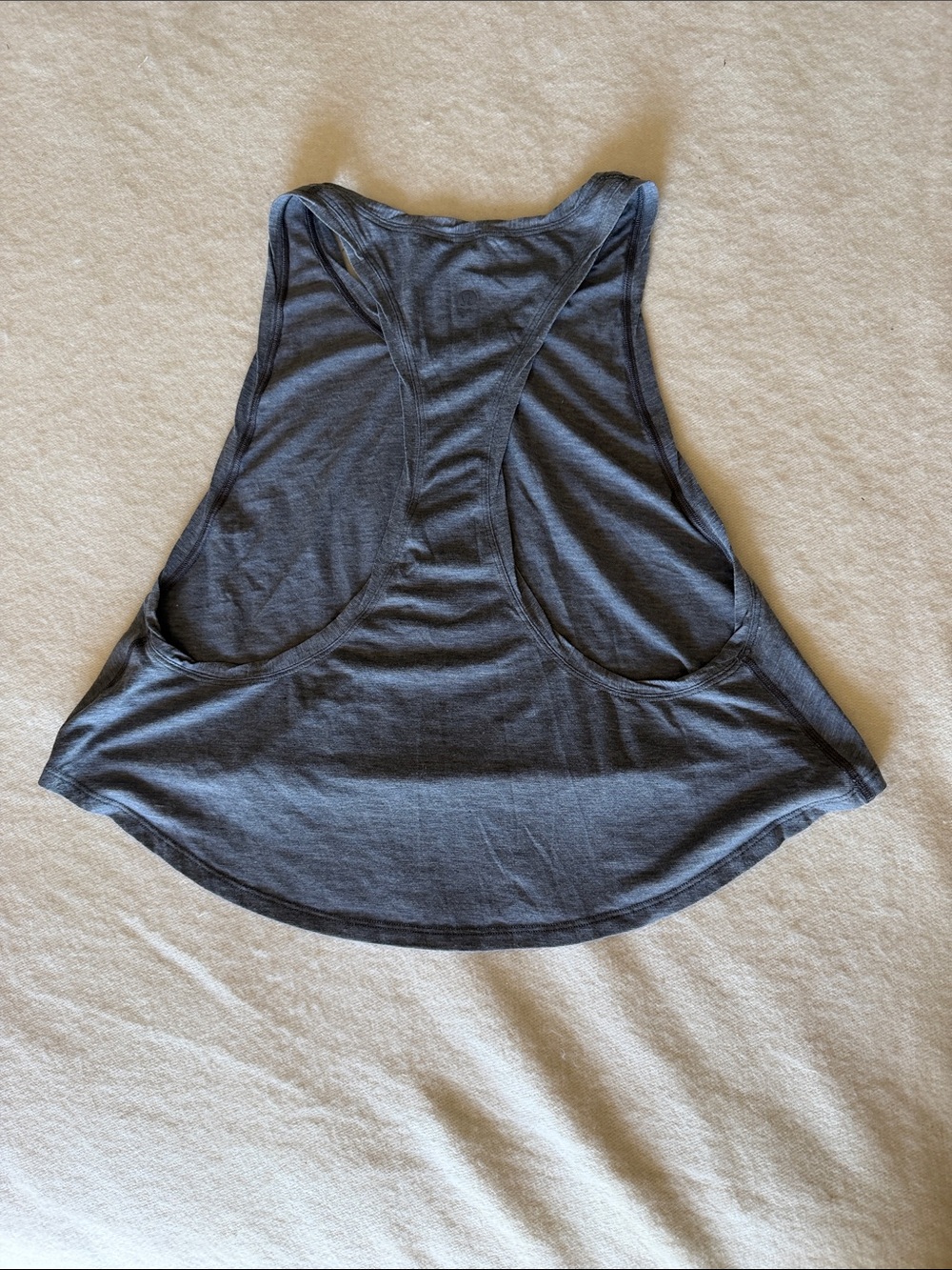 lululemon athletica Charcoal Gray Racerback Swing Tank - Picture 3 of 3